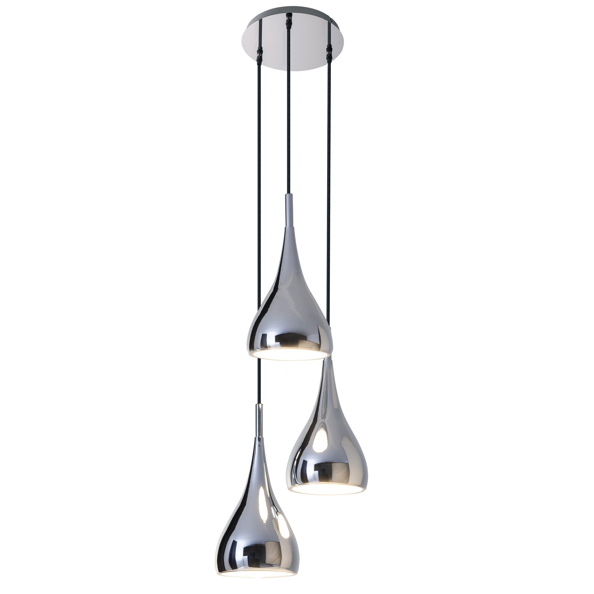 3-er Pendelleuchte Style - E27, 120W, IP20
