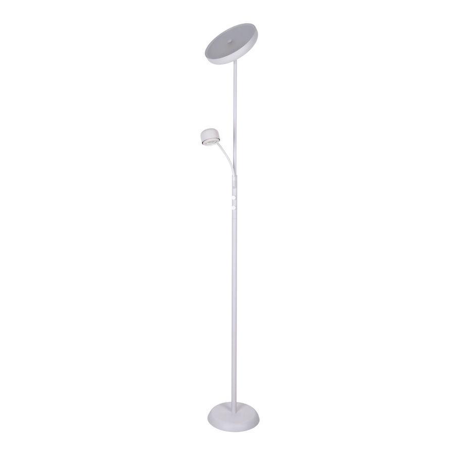 LED Stehleuchte  ROMIS  mit Lesearm weiß - IP20, LED-Modul, Weiss