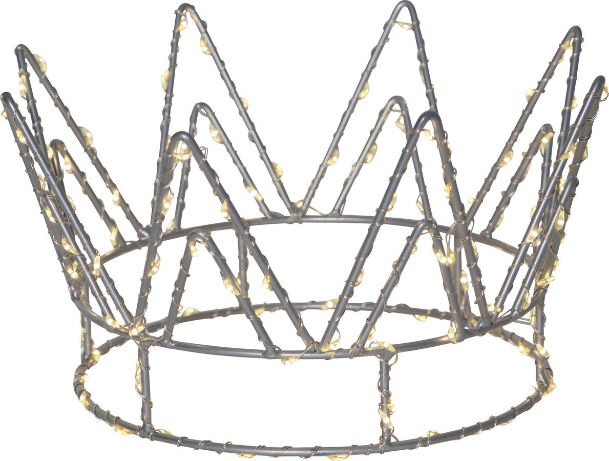 Tischdekoration Crown - IP20, Warmweiss, 120 LED