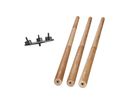 Kettle-Tripod 110, Holz Eiche - 3-Beinnfuss