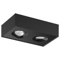 Anbauleuchte SKYJOY S - 16W, 1300lm, 2700K ,IP20, CRI90, UGR<19, Schwarz, PhasenDIM, L= 224mm, B= 135mm, H=60mm