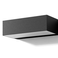 LED Wandanbauleuchte ASCONA (UP/DOWN) - 10W, 630lm, 3000K ,IP65, CRI 80, 2x110°, dunkelgrau, nicht dimmbar, L=207mm, B=110mm, H=60mm