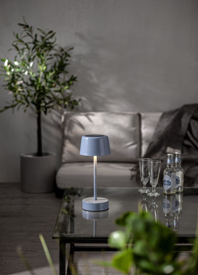 Solar Leuchte Solei - IP44, Warmweiss,Blau