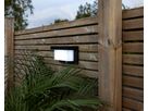Solar-Wandleuchte VALLA - 3.7V DC, 3W, 800/200lm, 6500K, IP44 , schwarz, Bewegungs-/Dämmerungsensor, L=200mm, B=90mm, H=120mm