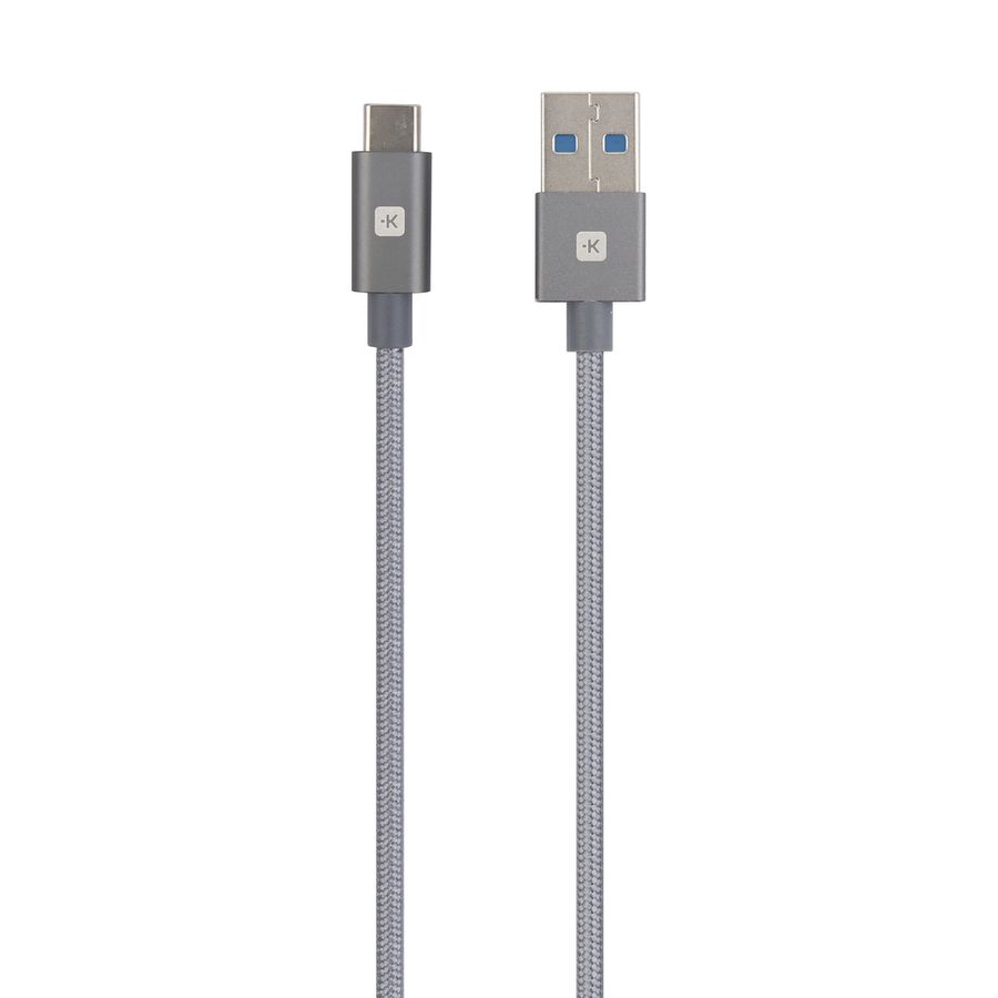 USB-A to USB-C 3.0 Cable - 1.2m - USB-A to USB-C 3.0 Cable, 1.2m, grau