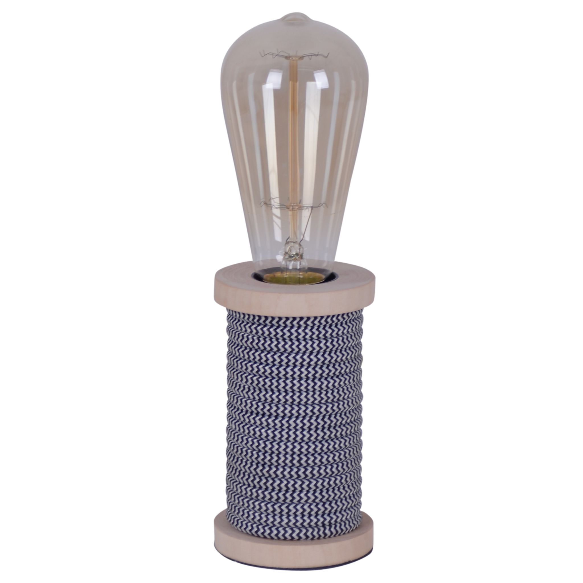 Tischleuchte Max schwarz/weiß h: 12cm - E27, 40W, IP20
