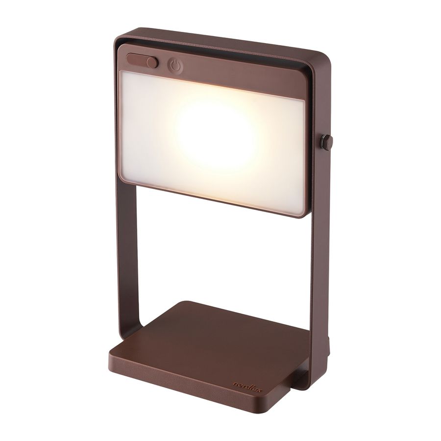 Akkuleuchte Saulio Solar  Braun - 3.5W, LED-Modul, IP44