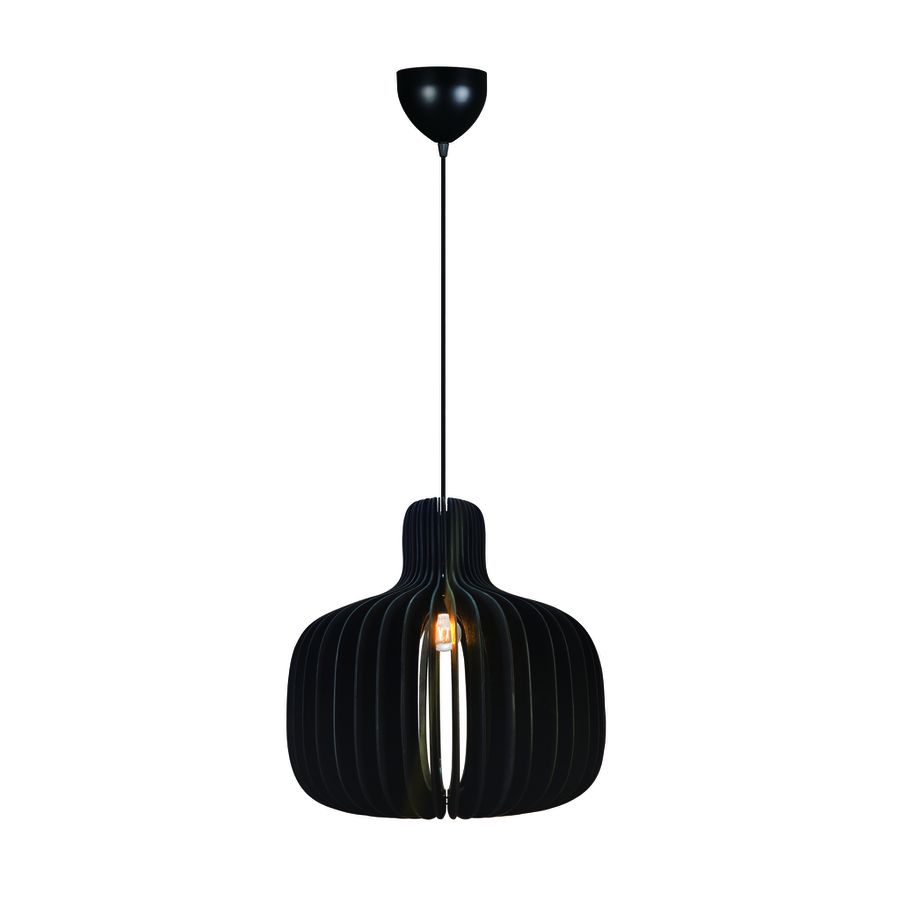 Pendelleuchte Hazo 43 Schwarz - 60W, E27, IP20