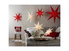 Papier Stern Sensy - Indoor, Rot, 1 LED