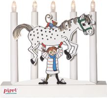 Kerzenleuchter PIPPI - Indoor, Weiss, 27.00cm Höhe