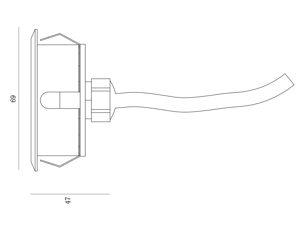 Playlight 24V Bodeneinbauspot 69mm - 24V DC, 1.2W, 70lm, 3000K, IP67, edelstahl