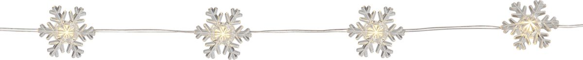 Lichterkette Snowstar - IP44, Warmweiss, 20 LED'S
