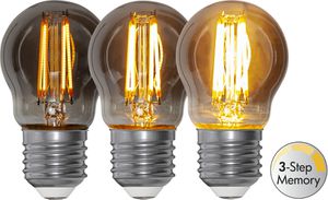 LED Leuchtmittel E27 G45 Soft Glow Smoke 3-step memory - E27, 150lm, 2.9W, 230V