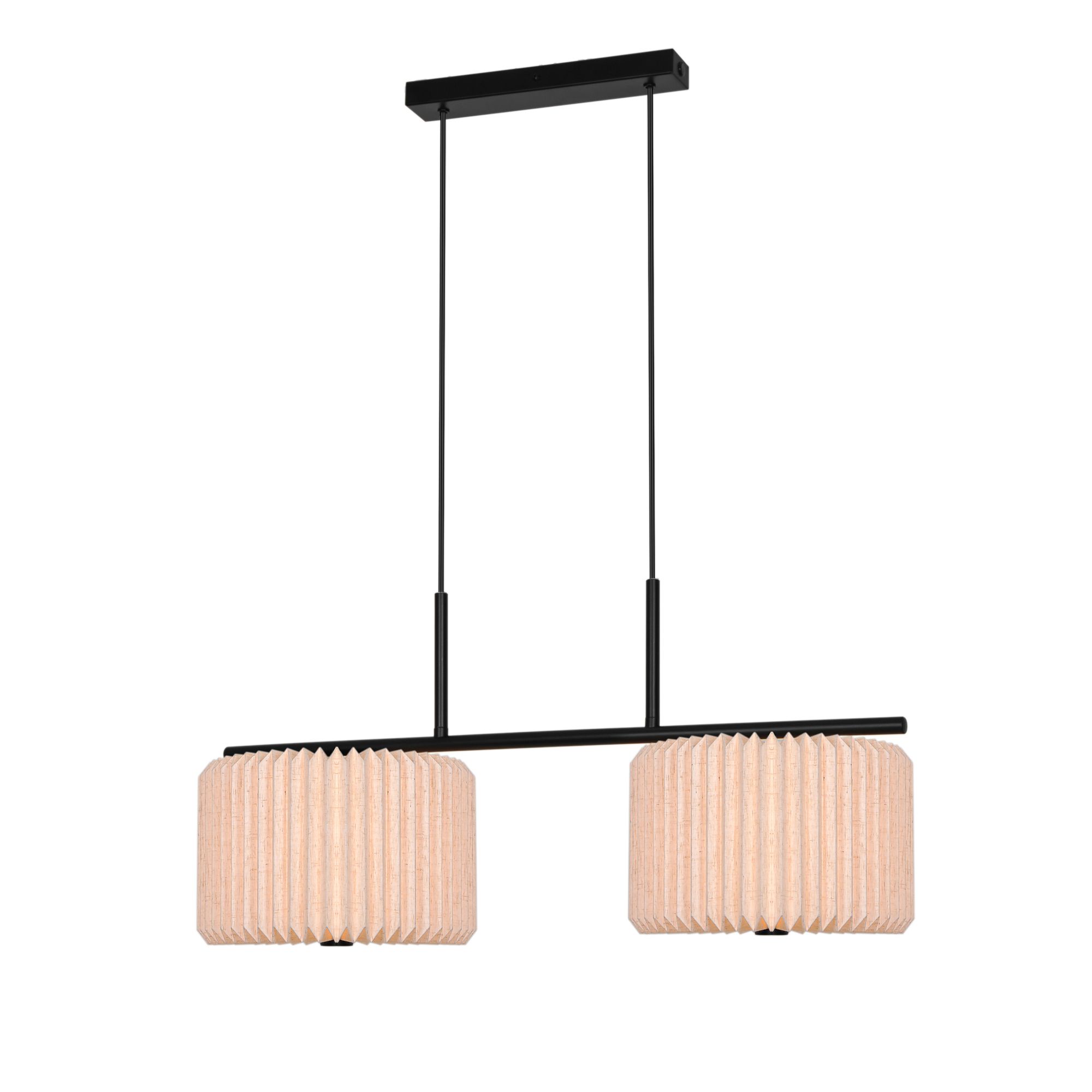 Pendelleuchte Vivienne Dual Schwarz - E27, IP20, 230V