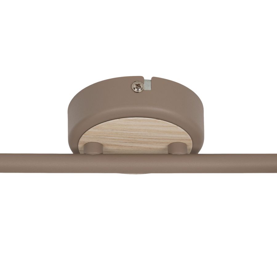 2er Deckenleuchte  MONACO  L: 28cm beige - IP20, E14, Beige