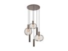 6er Pendelleuchte  TARELLIO  L: 62,4cm beige - IP20, E27, Beige