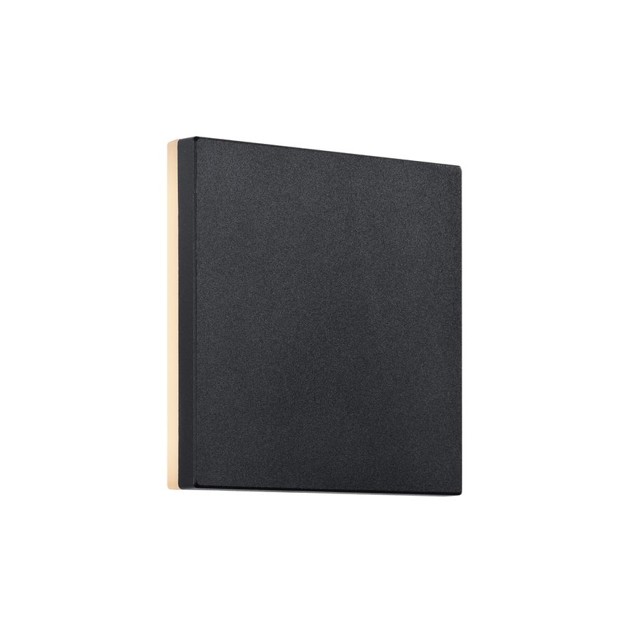 LED Wandleuchte Artego Square - 7.2W, 484lm, 3000K, IP54, CRI 81, 120°, schwarz, nicht dimmbar, L=150mm, B=150mm, H=50mm