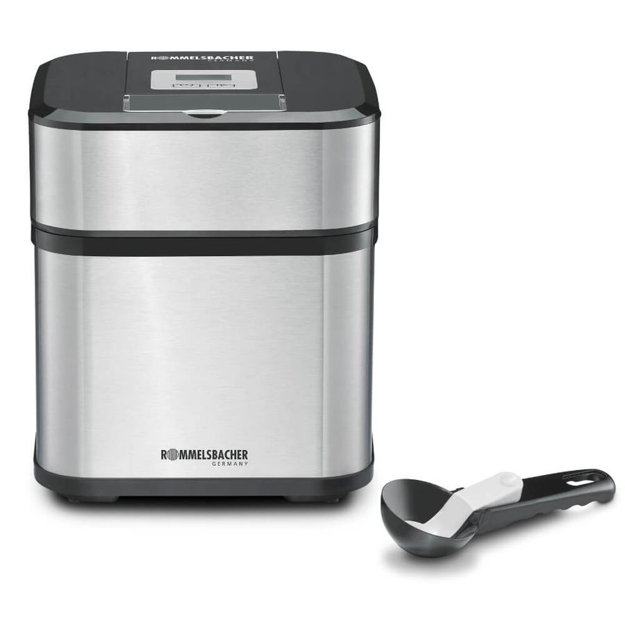 Macchina per gelato 4 in 1 IM 12 - Eismaschine, Edelstahl/schwarz, 12W