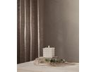 LED Pillar Kerze Flamme Dot - Indoor, Grau, 12.5 cm höhe, Timerfunktion