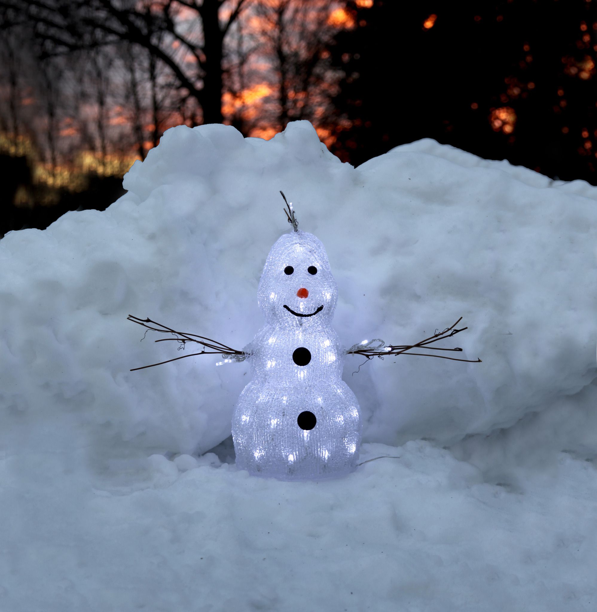 Figur Crystalo - IP44, Kaltweiss, 50 LED