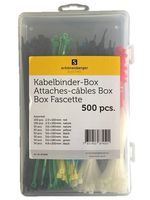 Fascettte cavo à 500 pezzi - 500 Stück, assortiert, verschiedene Grössen und Farben