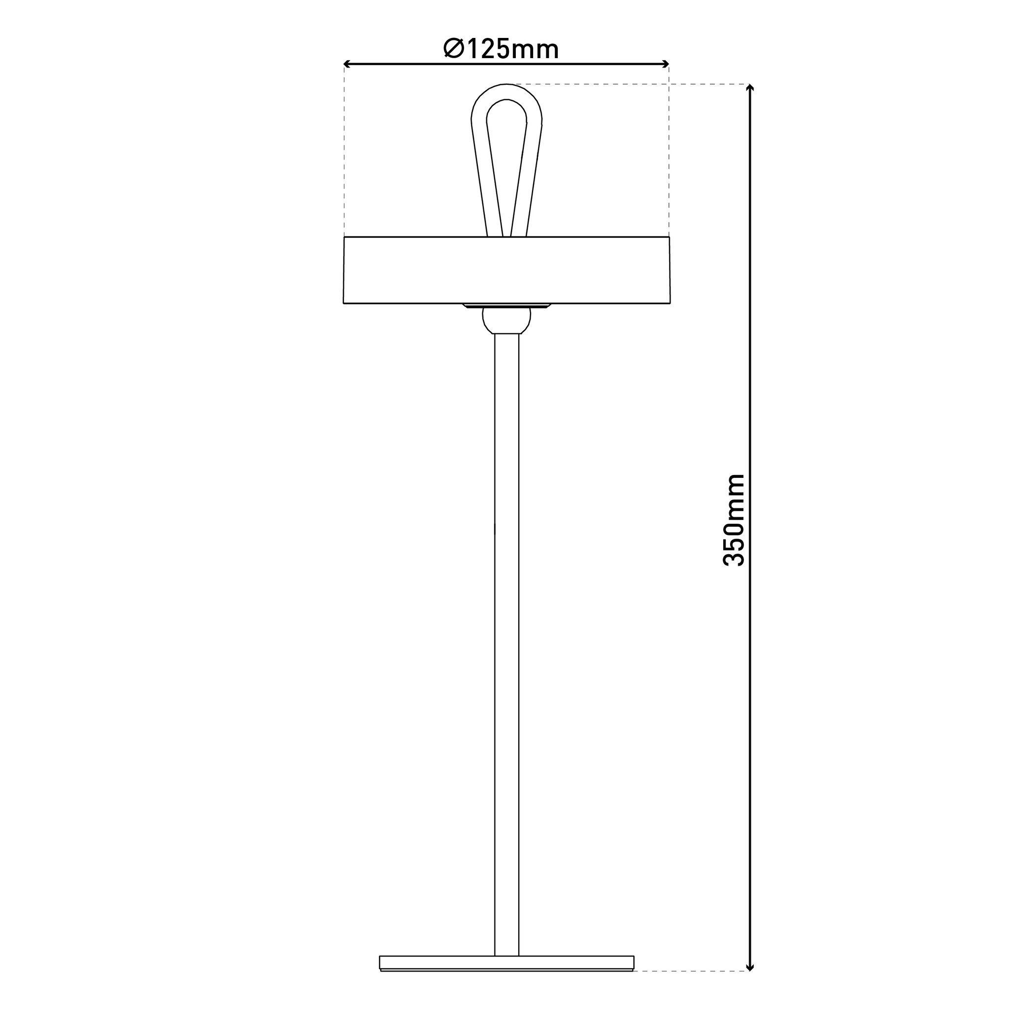 LED-Akku-Tischleuchte ELLI weiß - LED-Modul, 3W, IP20