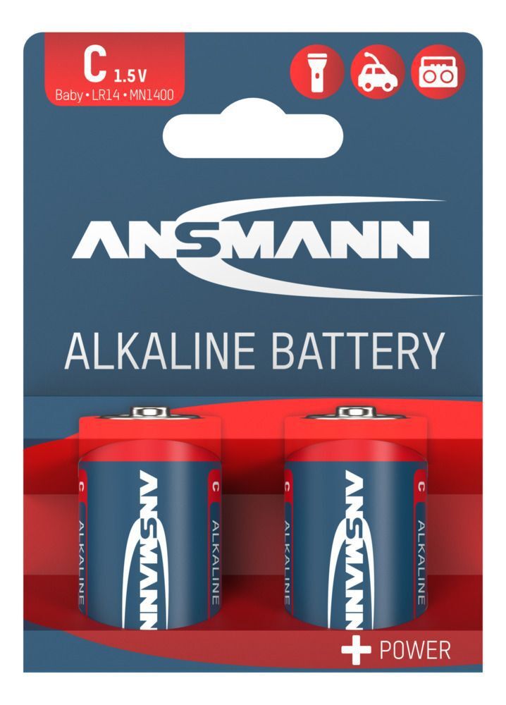 Alkaline Batterie Baby C / LR14 - 2er Blister