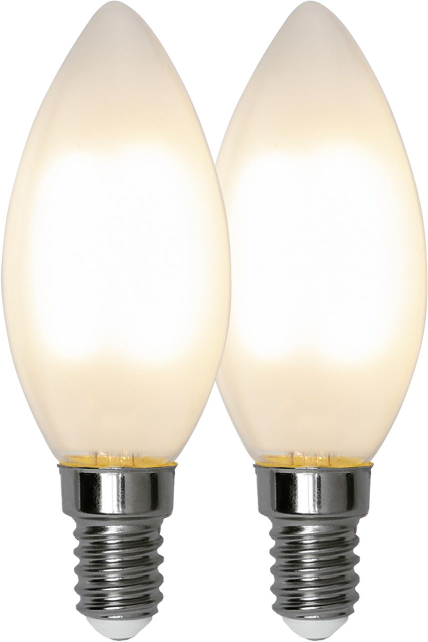 LED Lamp E14 Frosted Duo Pack - E14, 250Lm, 2.5W, 2700K