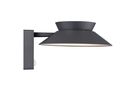 Solar-Wandleuchte Justina Antrazit - 5W, 3000K, 400lm, IP44