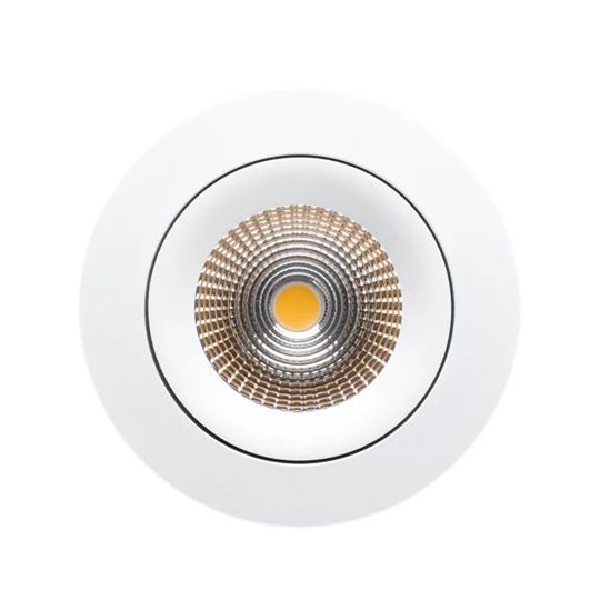 LED Einbauspot-Set ONE 360 (3000K) - 8W, 710lm, 3000K, IP44, CRI 90, 36°, weiss, dimmbar , D=90mm, H=45.4mm, BL=68mm
