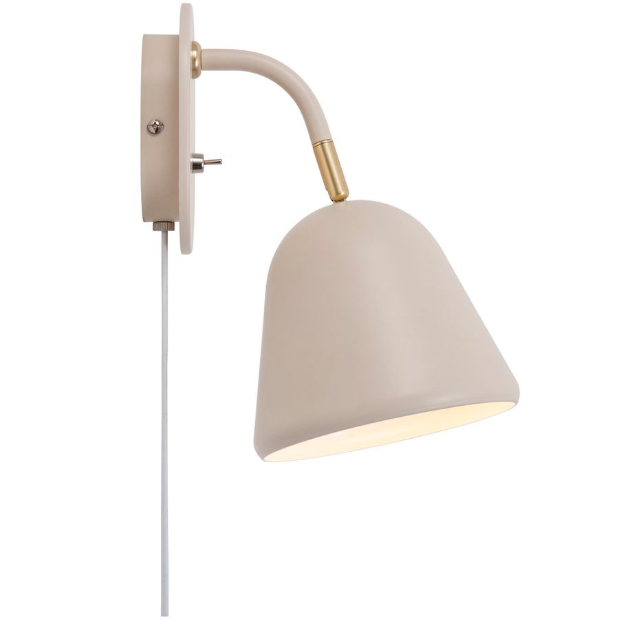 Fleur, Wandleuchte, Beige - IP20, E14