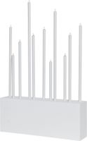 Kerzenleuchter Buzz - IP20, Weiss, Warmweiss