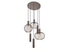 6er Pendelleuchte  TARELLIO  L: 62,4cm beige - IP20, E27, Beige