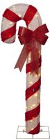 Outdoor Decoration CandyCane - IP44, Warmweiss, Weiss