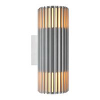 Wandleuchte ALUDRA Double - 2xE27 (exklusiv), max.15W, IP54, aluminium