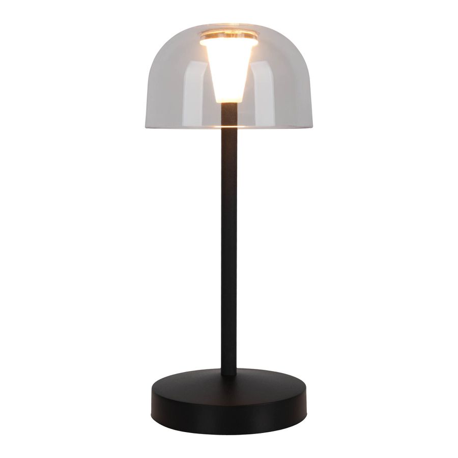 Akku- Tischleuchte GOMBA schwarz 2er Set - LED-Modul, 1W, IP54