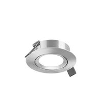 Spot Einbauring PRO 68 AL (Spannfeder) - Max. 50W, alu. geb., schwenkbar 30°, Spannfeder, exkl. Leuchtmittel, D=85mm, H=35mm, BL=68-75mm