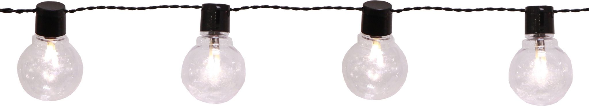 Catena di luci Partaj - IP44 - Stecker IP55, Warmweiss, 16 LED's, 450cm