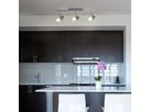 LED Deckenleuchte Garda (3er Spot) - 13,5W, 975lm, 3000K, IP20, chrom, nicht dimmbar, L=460mm, B=85mm, H=170mm