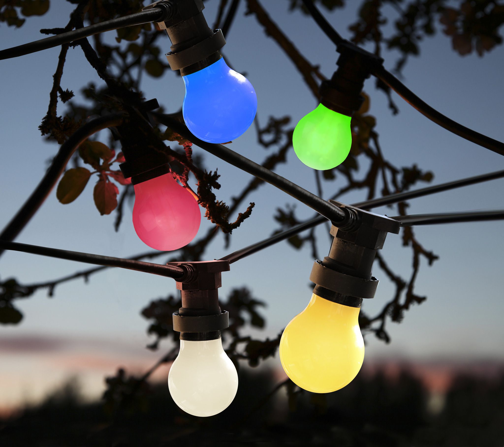 Illuminazione a LED Party-Deco, 6m - IP44, Multicolor, 8 Led's, 600cm