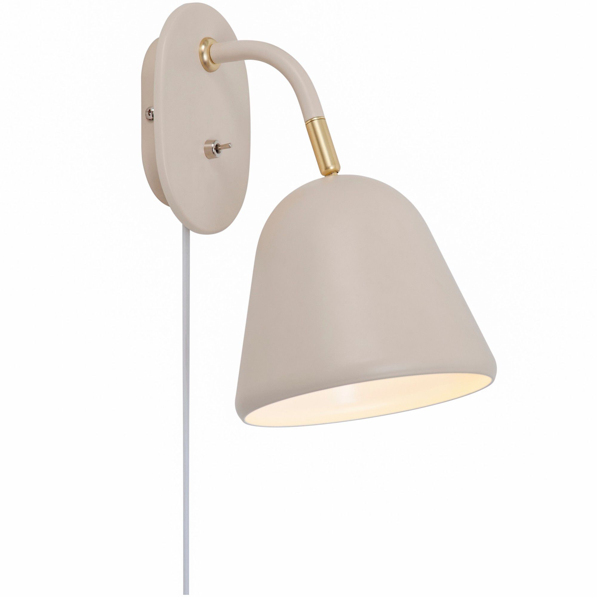 Fleur, Wandleuchte, Beige - IP20, E14