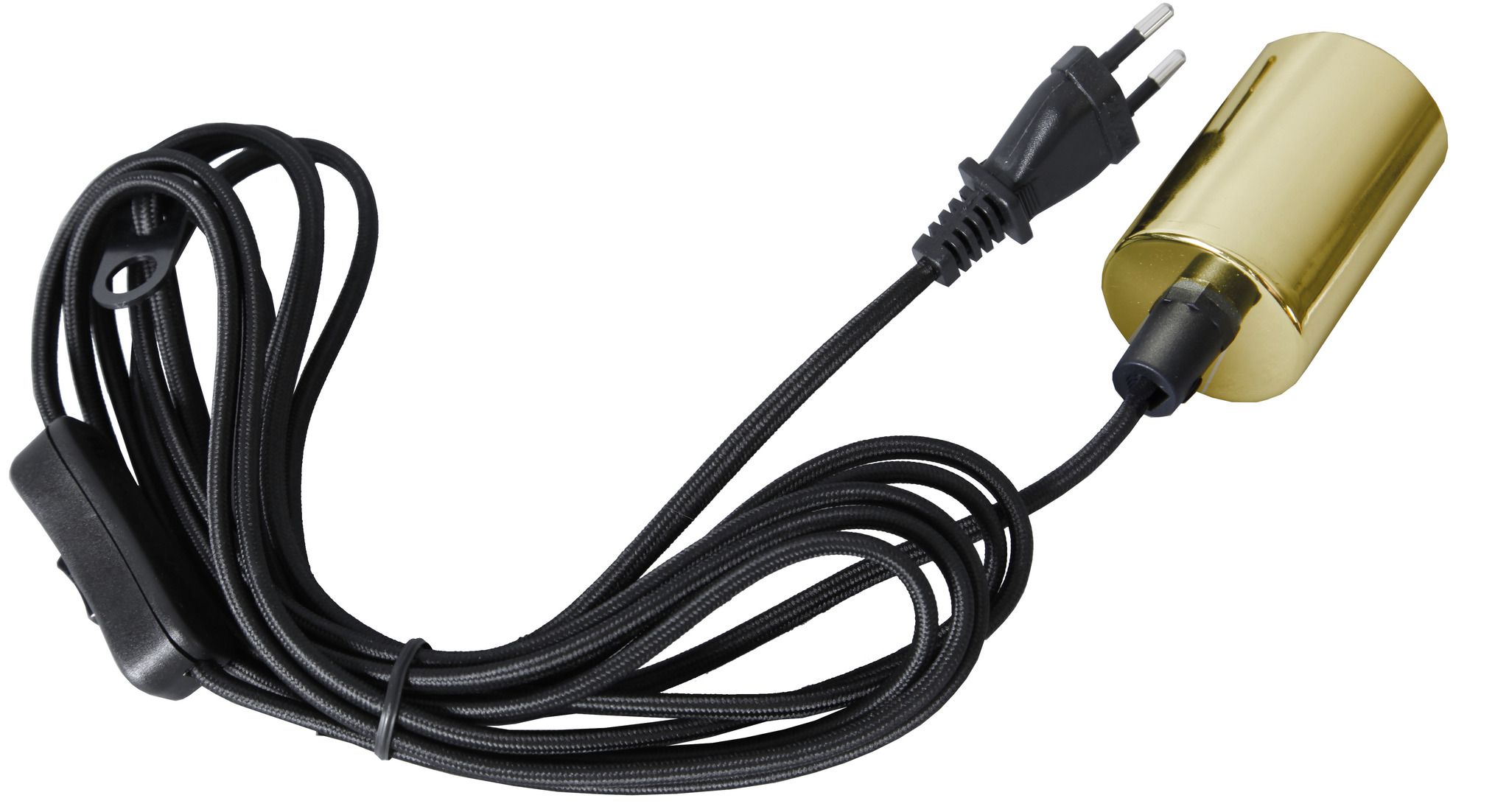 Lampenaufhängung E27 Stil - E27, Messing/gold, 230V AC