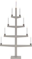 Kerzenleuchter Tall - IP20, Beige, Warmweiss
