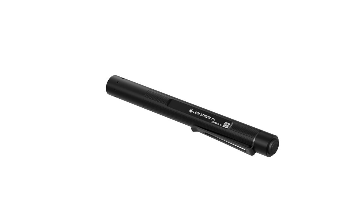 Taschenlampe P4 - Aluminium, Schwarz, IP54