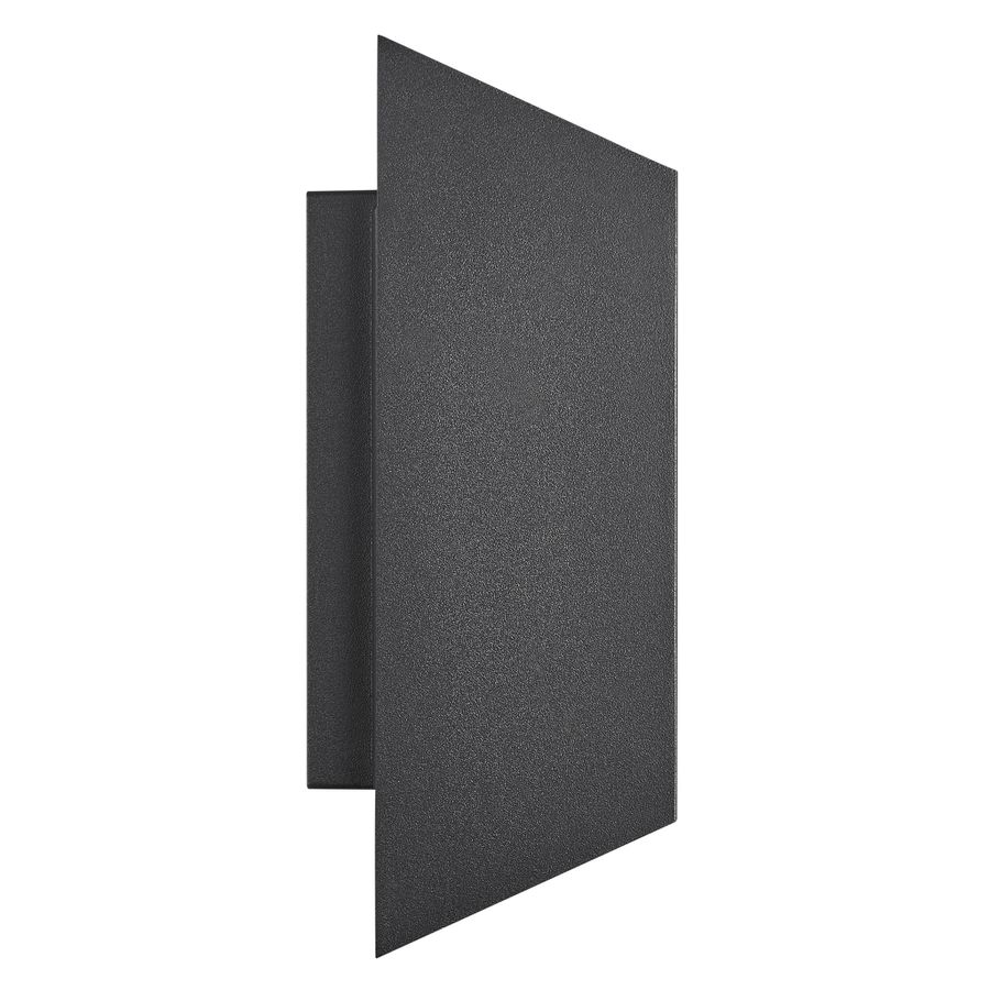 Nico Square 22, Wandleuchte, Schwarz - GU10, IP54, max.25W