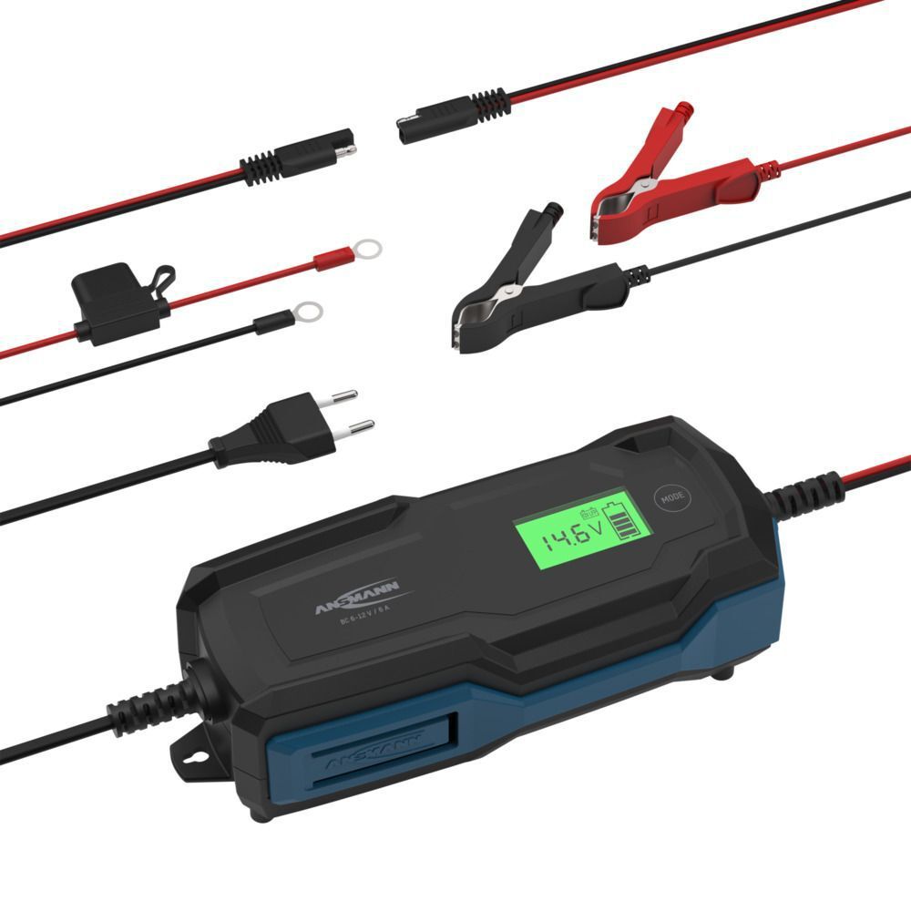 Ladegerät Bleiakkus BC 6-12V / 6 A - 230V