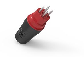 Stecker T15 IP55 schwarz - Stecker Typ 15, 3L+N+PE, 10 A, 440/250 V,  IP55
