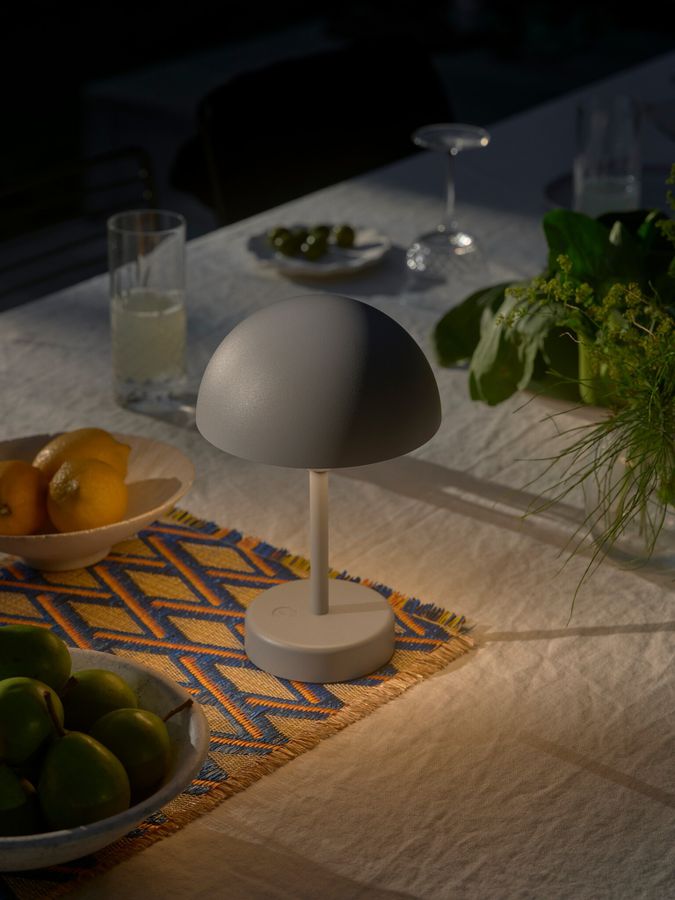 Akkuleuchte Ellen To-Go  Grau - 2.5W, LED-Modul, IP44