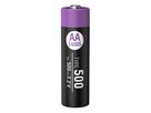 Lithium-Eisenphosphat Akku Mignon AA 500 mAh - 1er Blister