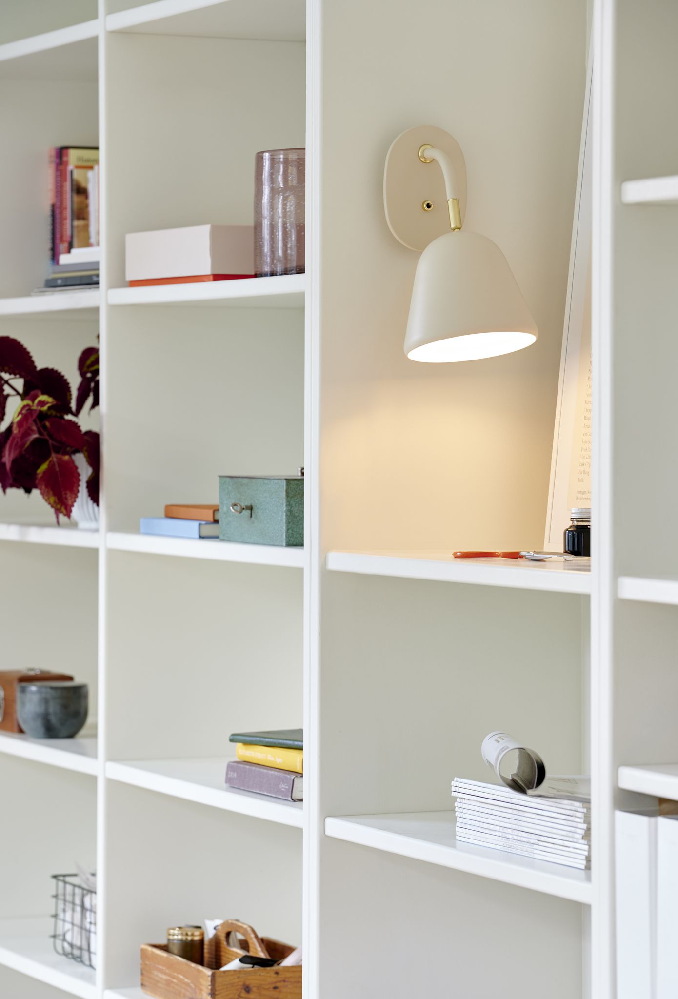 Fleur, Wandleuchte, Beige - IP20, E14